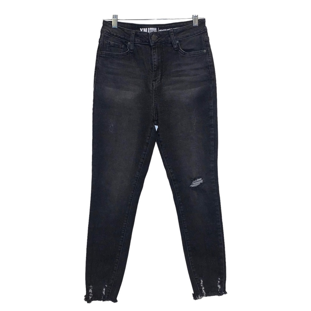 2 FOR $15 YMI Vintage Dream High Rise Fray Hem Ankle Dream Fit Jeans 11/30